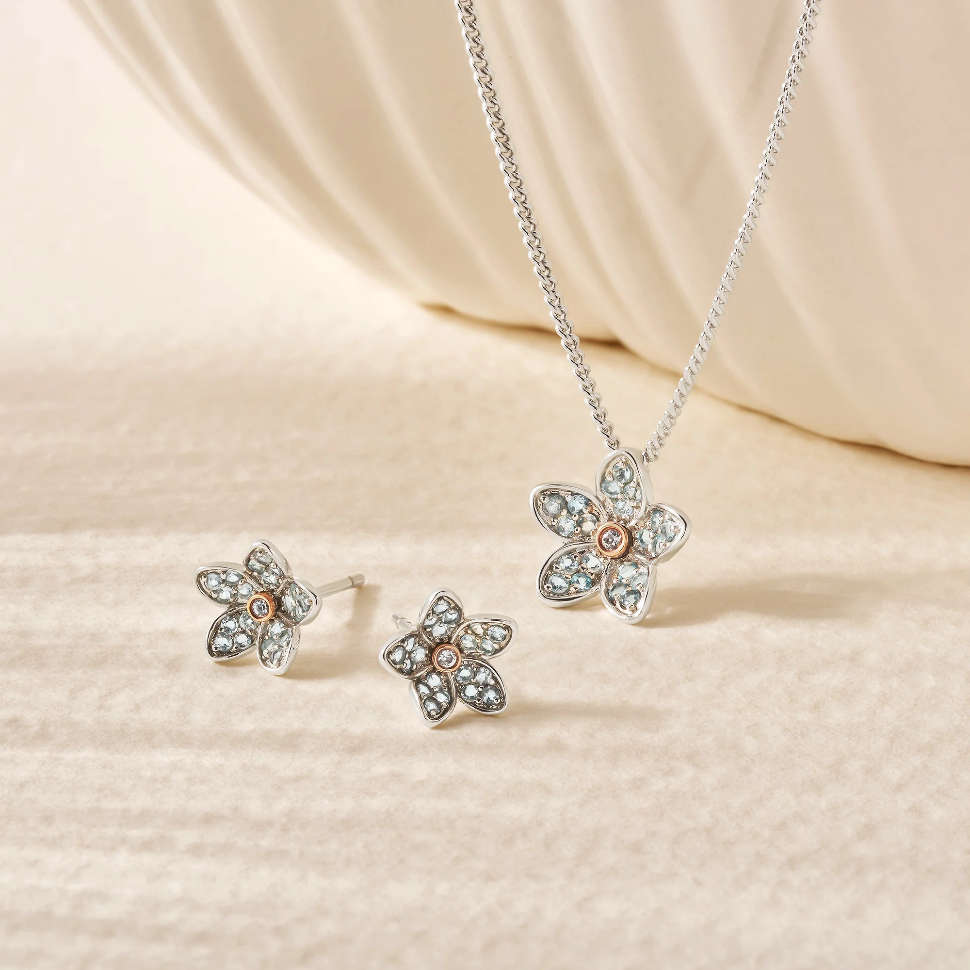 Forget Me Not Stud Earrings - Image 3