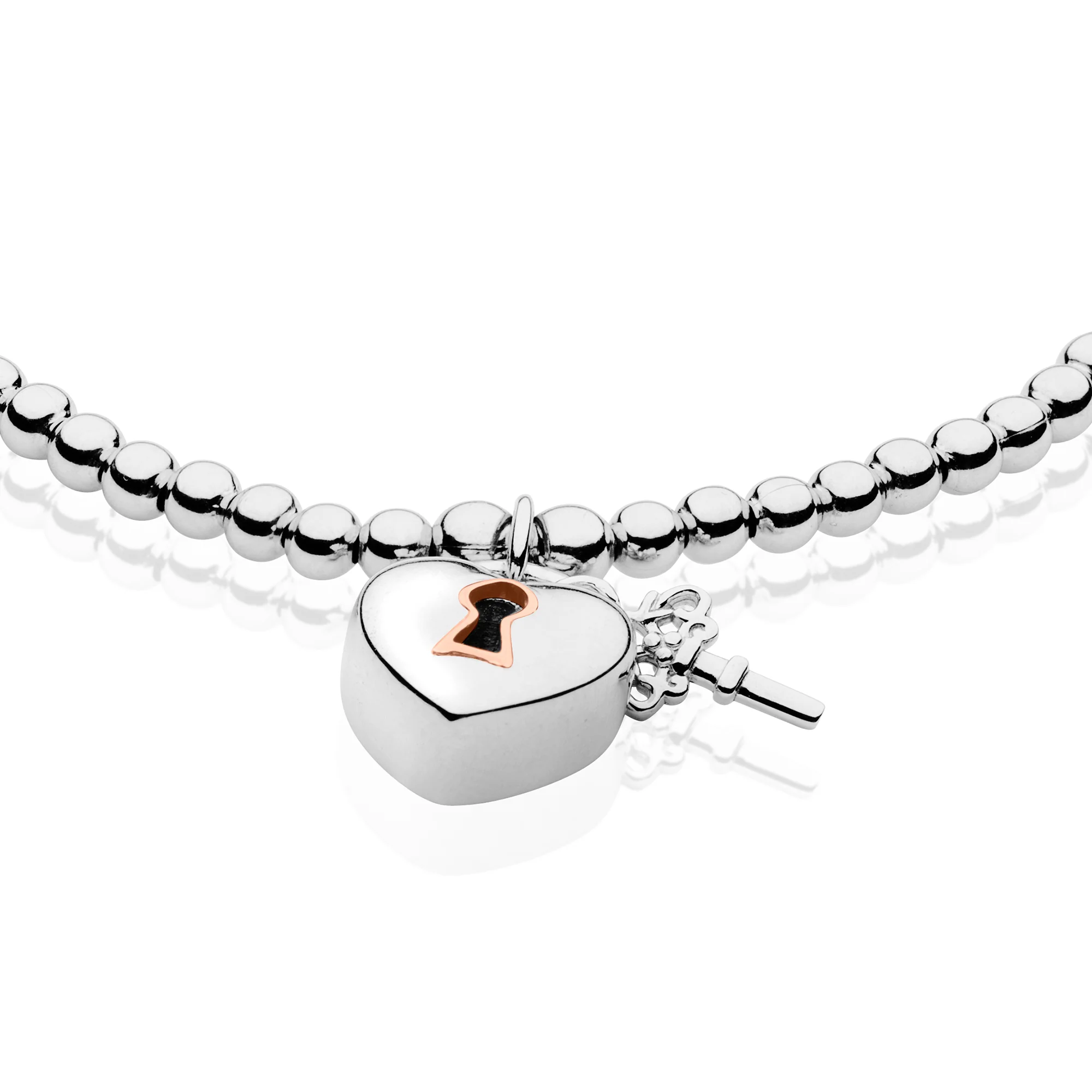 Lock and Key Affinity Bead Bracelet - Image 2